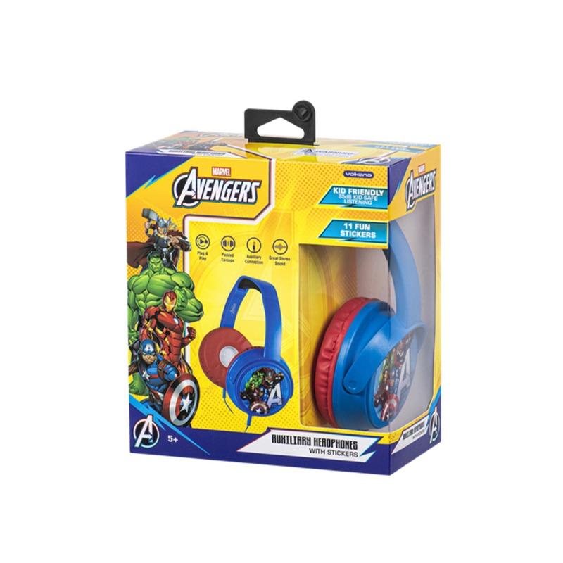 Marvel Avengers Auxiliary Headphones With Decorative Stickers