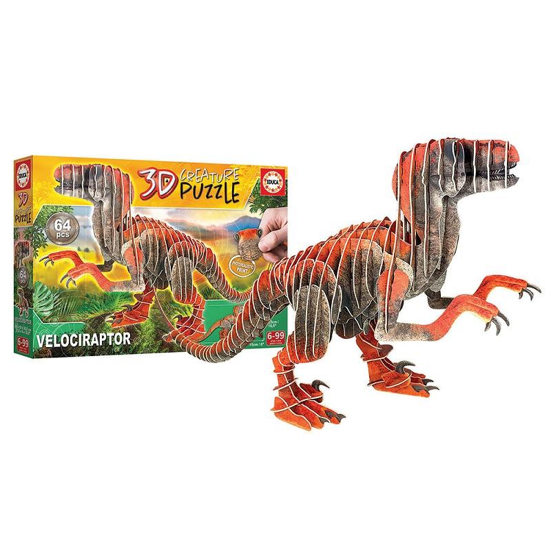 Educa Velociraptor 3D Creature Puzzle