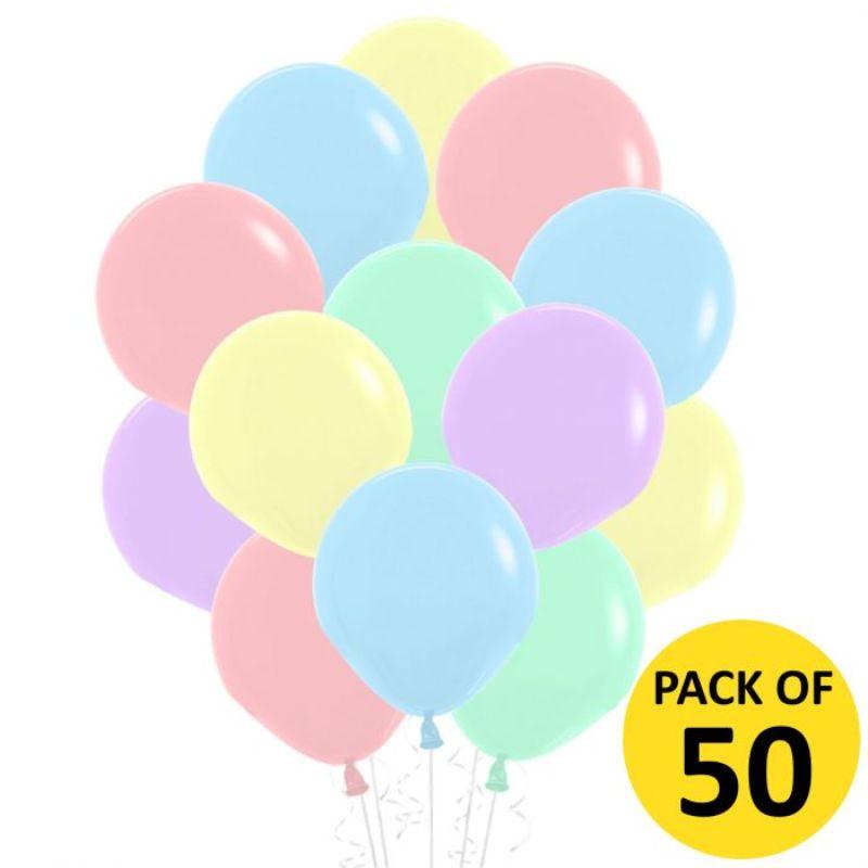 Metalic Balloons - 50 Pieces