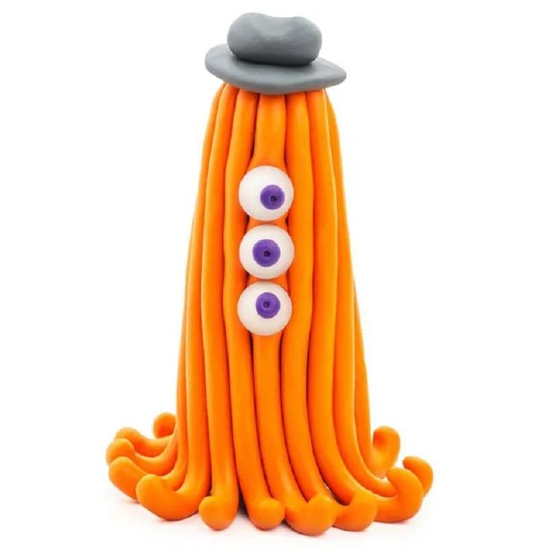 Hey Clay DIY Ginger Plastic Modelling Air Dry Clay Kit - 3pcs