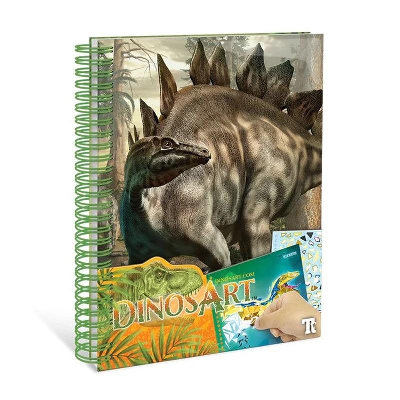 Dinos Art - Sticker By Number Book