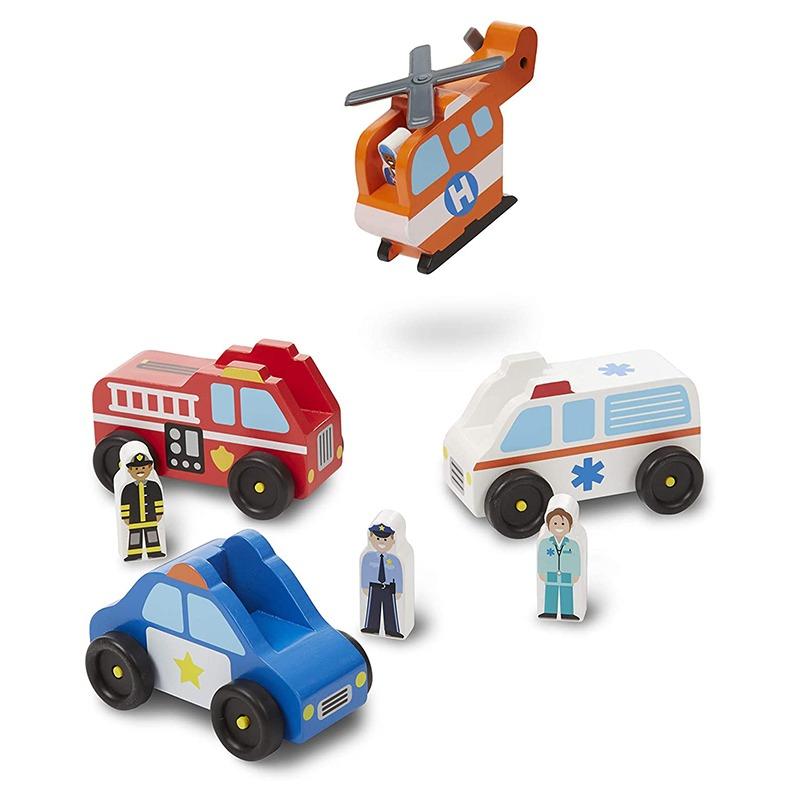 Melissa and Doug Emergency Vehicle Set