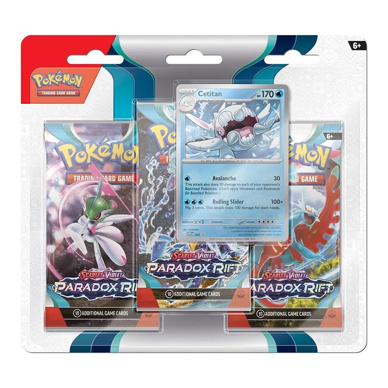 Pokémon Trading Card Game Scarlet & Violet 4 Paradox Rift 3P Blisters