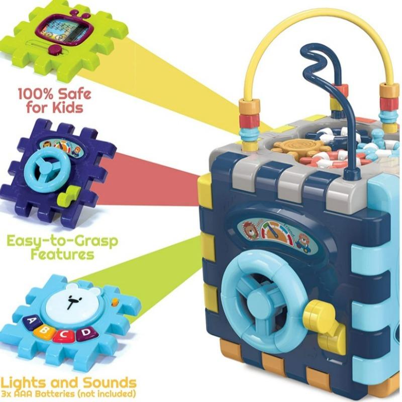 Play And Learn Infant Cube With Light And Sound