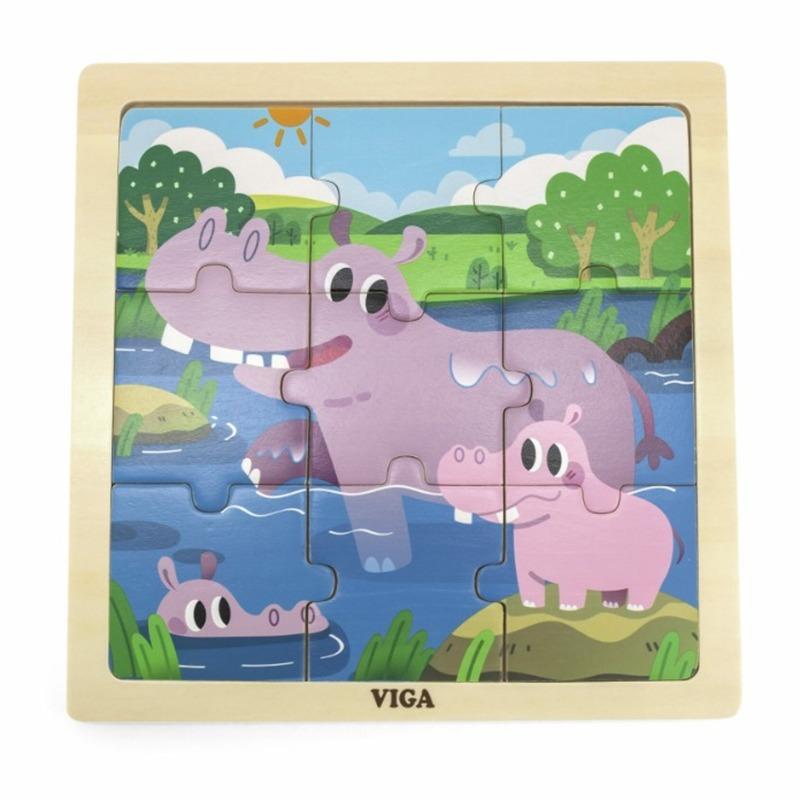 فيجا - بازل بتصميم فرس النهر 9 قطع