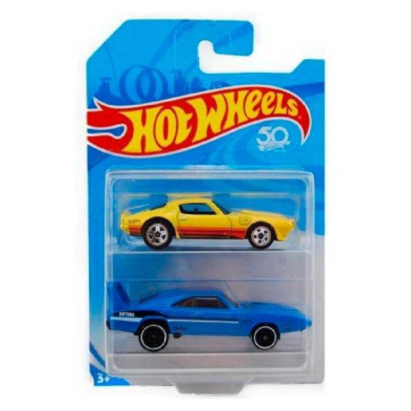 Hot Wheels Basic Car 2 Pack (Styles & Colors May Vary)