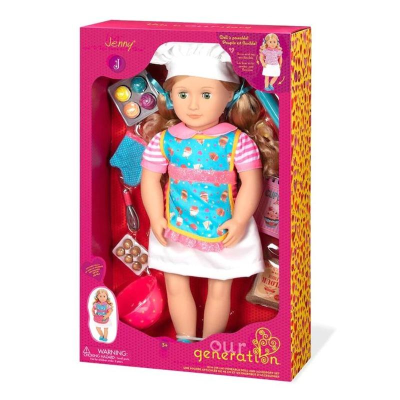 أور جينيريشن - دمية جيني مع الملحقات - 18 إنش