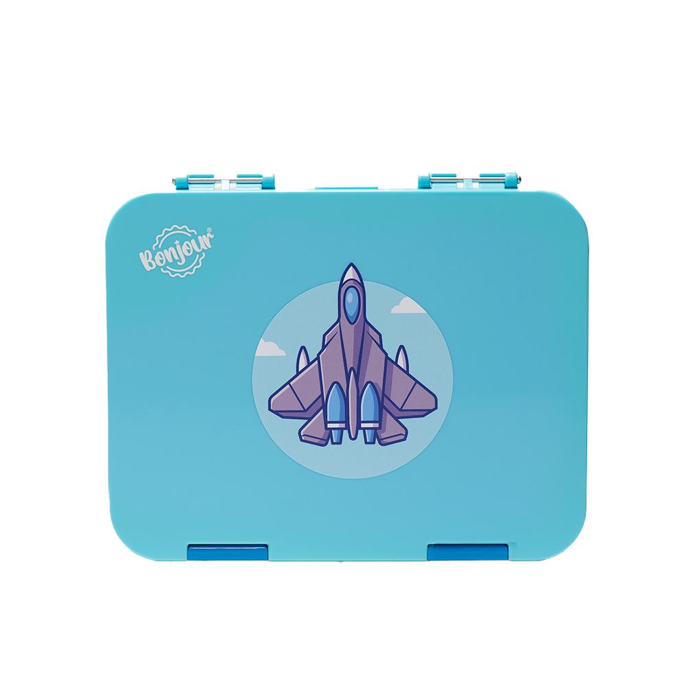 Bonjour Tiff Box Bento Lunch Box - Blue Jet