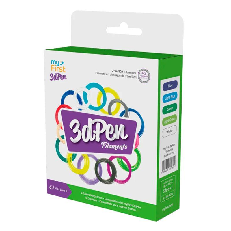 خيوط قلم ماي فيرست ثلاثية الأبعاد - الوان باردة