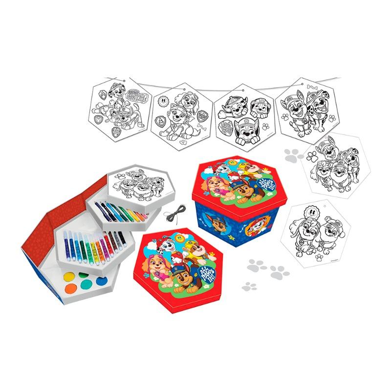 Paw Patrol Coloring Banner All Paw In