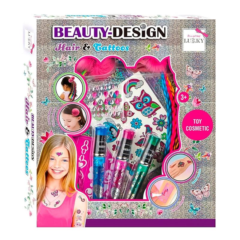 Lukky Set Beauty Design Hair And Tattoos