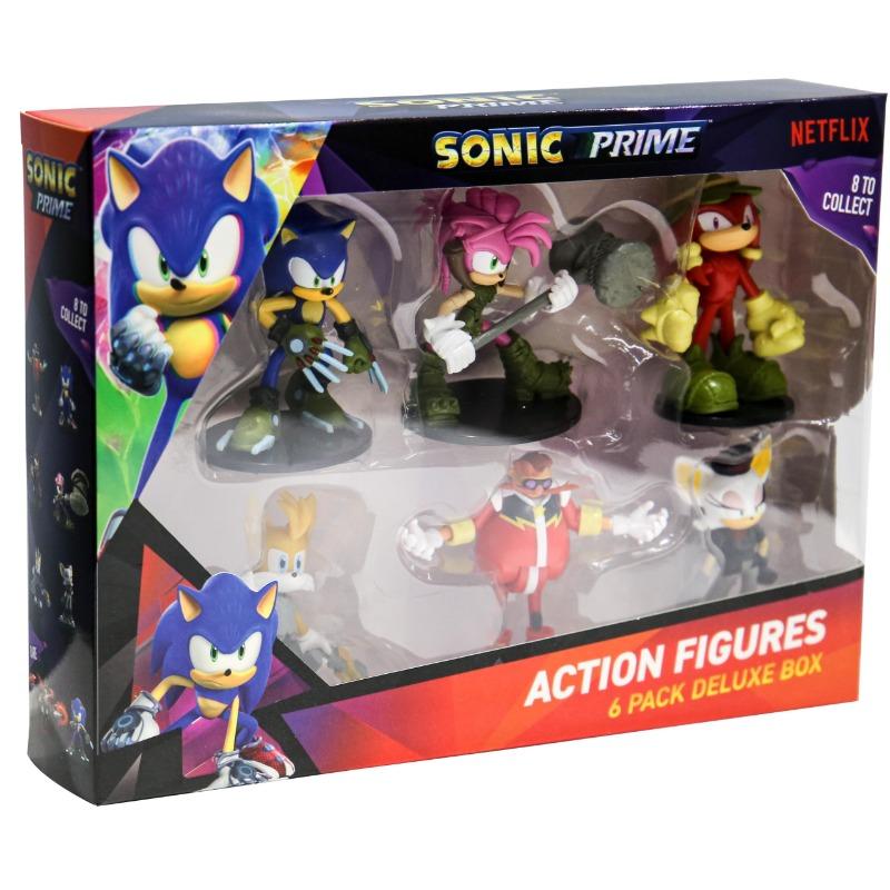 Sonic Articulated Action Figures 6 Pack Deluxe Box