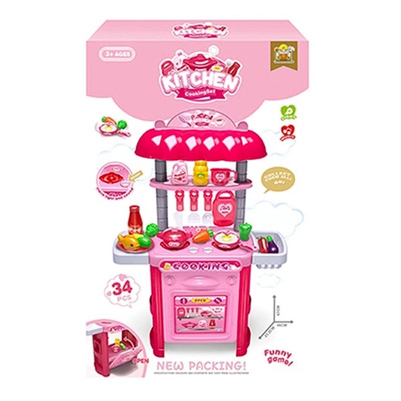 طاولة أدوات الطهي - 34 قطعة