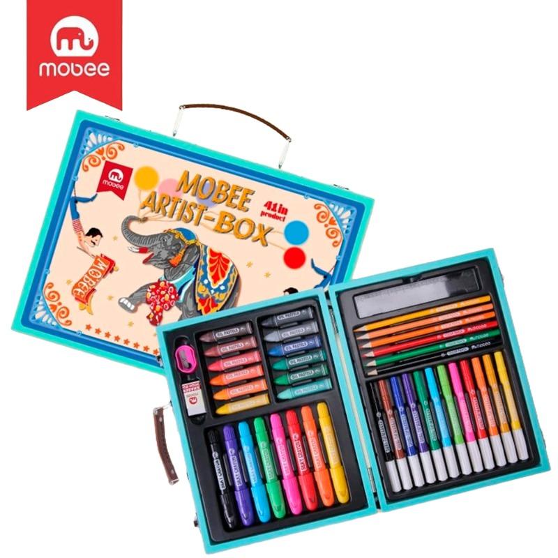 حقيبة أقلام التلوين 41 قطعة