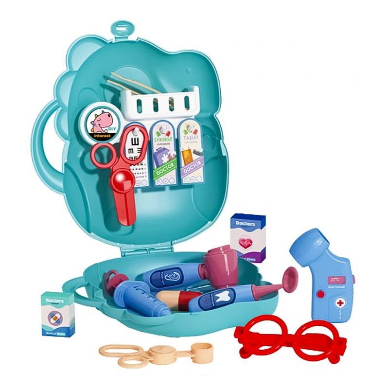 مجموعة لعب حقيبة الطبيب بتصميم الديناصور 3 في 1