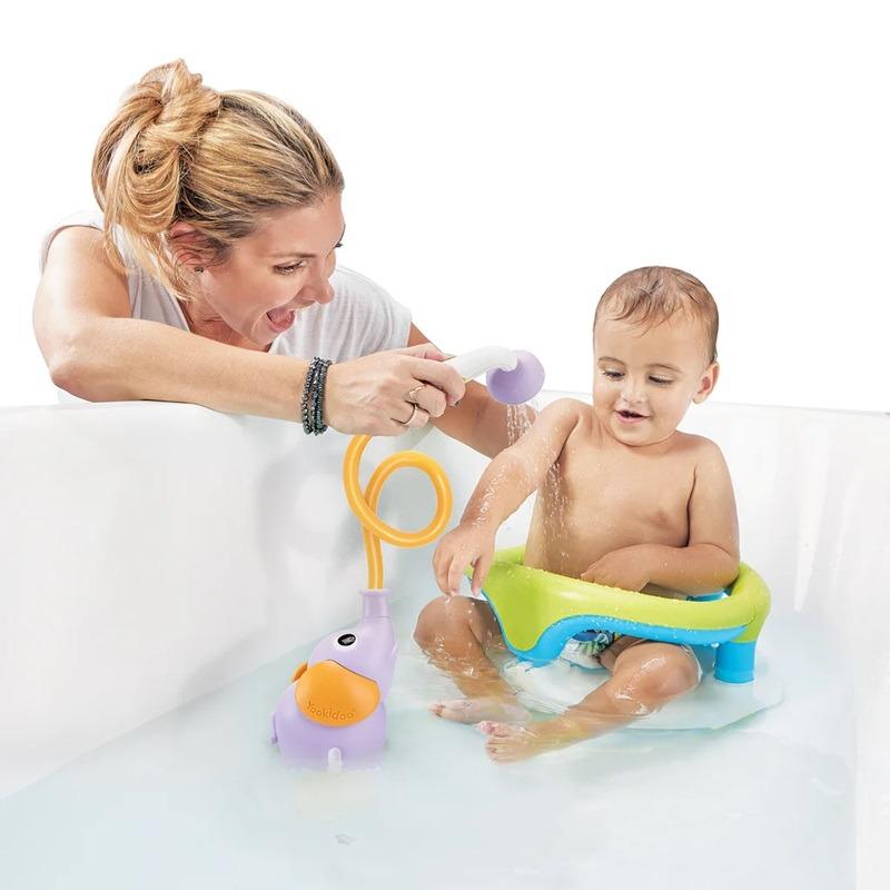 Yookidoo Elephant Baby Bath Shower - Purple