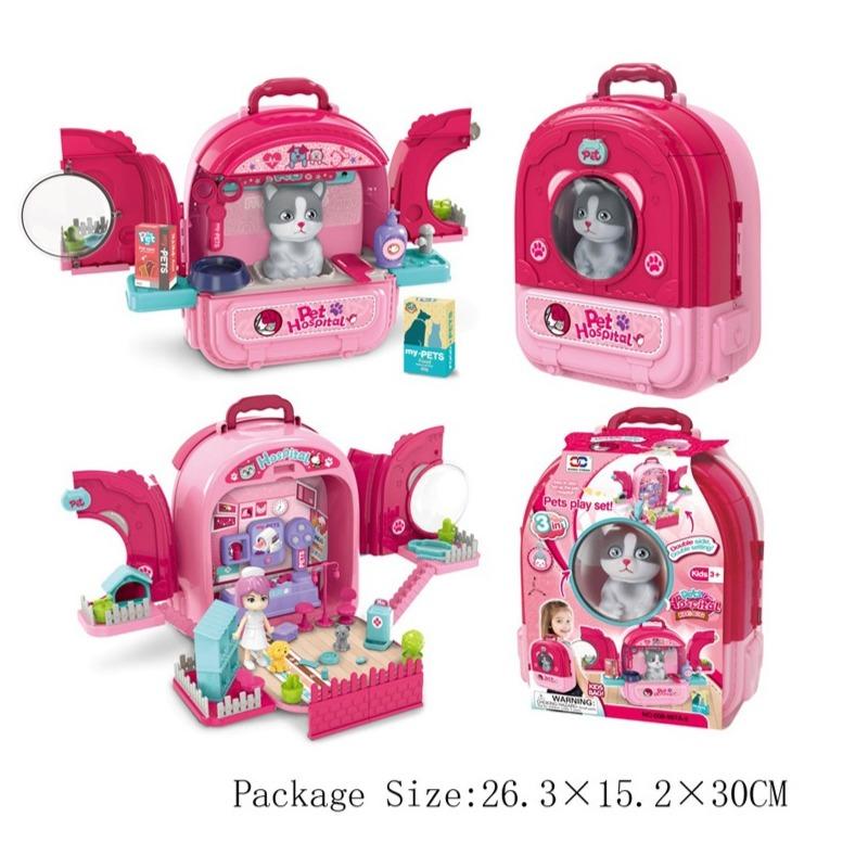 Pets Hospital Kids Bag Playset