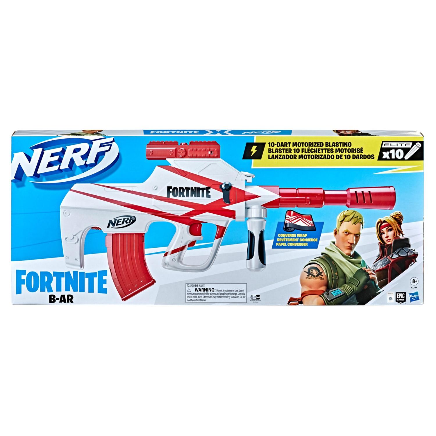 NERF Fortnite B-AR Motorized Dart Blaster