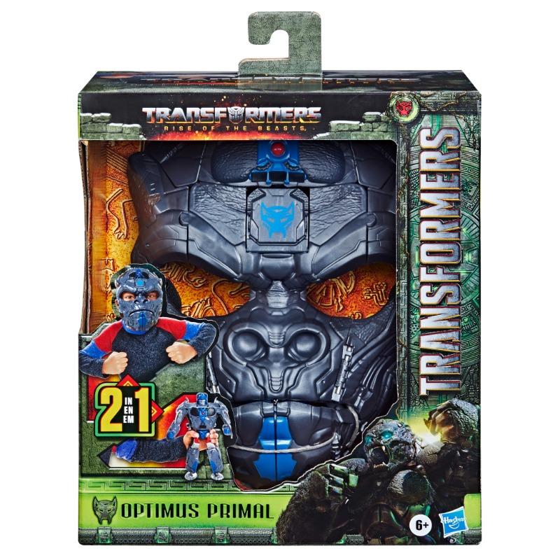 Transformers Rise Of the Beasts 2 In 1 Mask Optimus Primal Mask To Figure