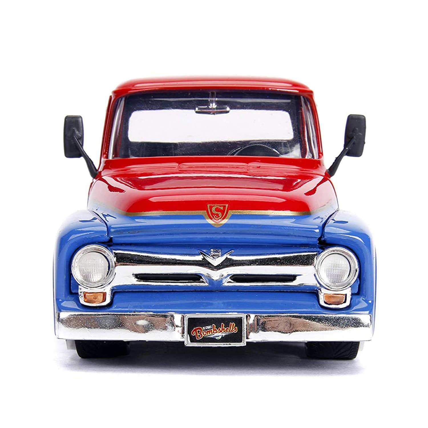 Bombshells -1956 Ford Pickup Truck Red Supergirl DC Comics Bombshells