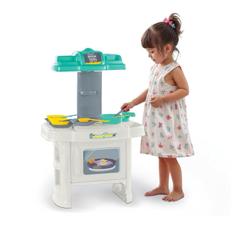 مطبخ الشيف الصغير التفاعلي للأطفال