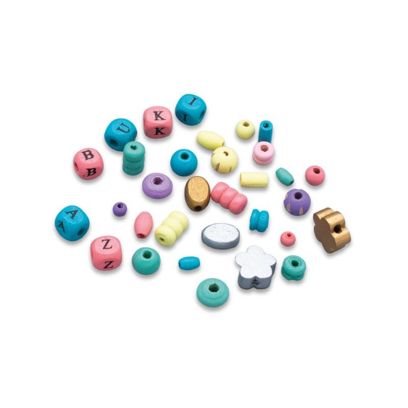Buki Box Of Wooden Beads - Colors