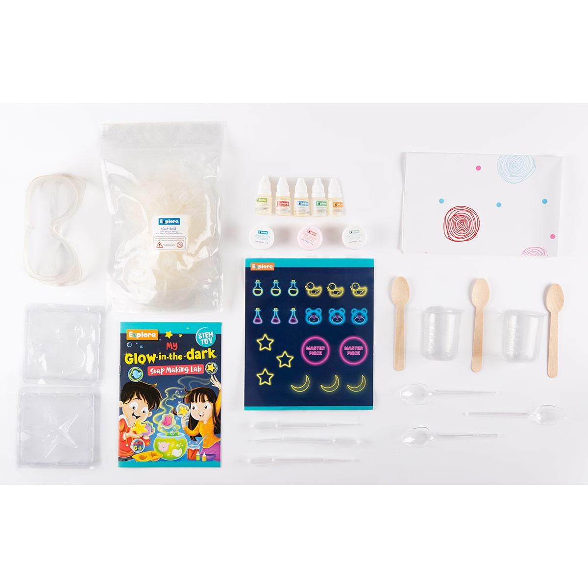 Explore My Glow In The Dark Soap Making Lab