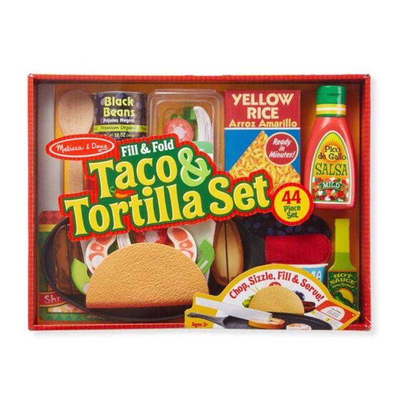Melissa And Doug Fill And Fold Taco And Tortilla Set
