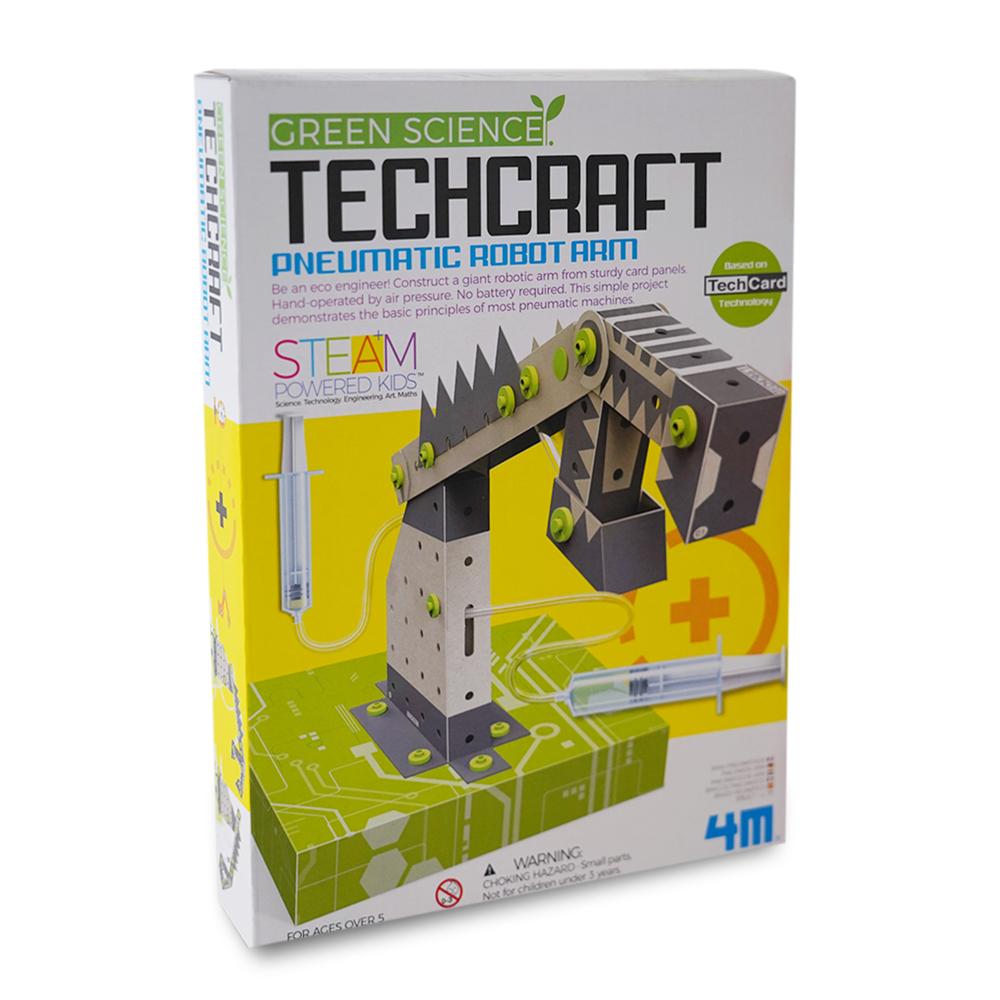 4M Green Science Techcraft Pneumatic Arm