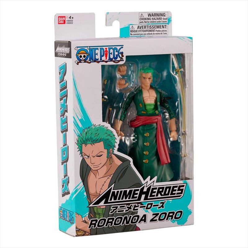 Bandai Anime Heroes One Piece - Roronoa Zoro Action Figure