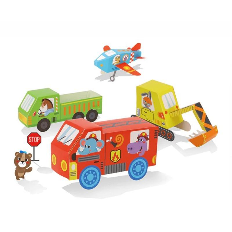 توكي لاند - لعبة ورق اوريغامي ثلاثي الأبعاد بتصميم المركبات