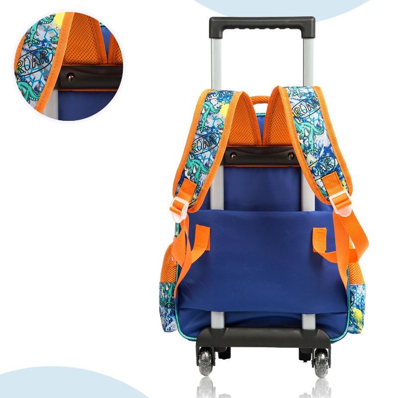 إيزي كيدز - حقيبة مدرسية للأولاد 3 في 1 مع عجلات