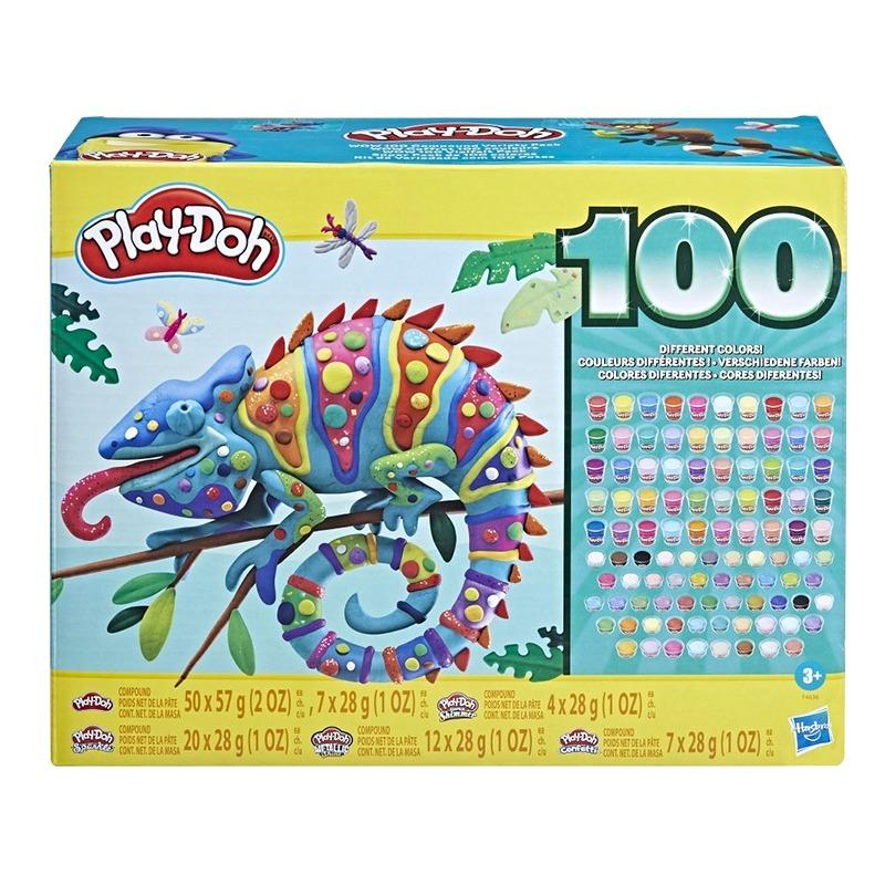 بلاي دو - مجموعة عبوات الصلصال 100 قطعة