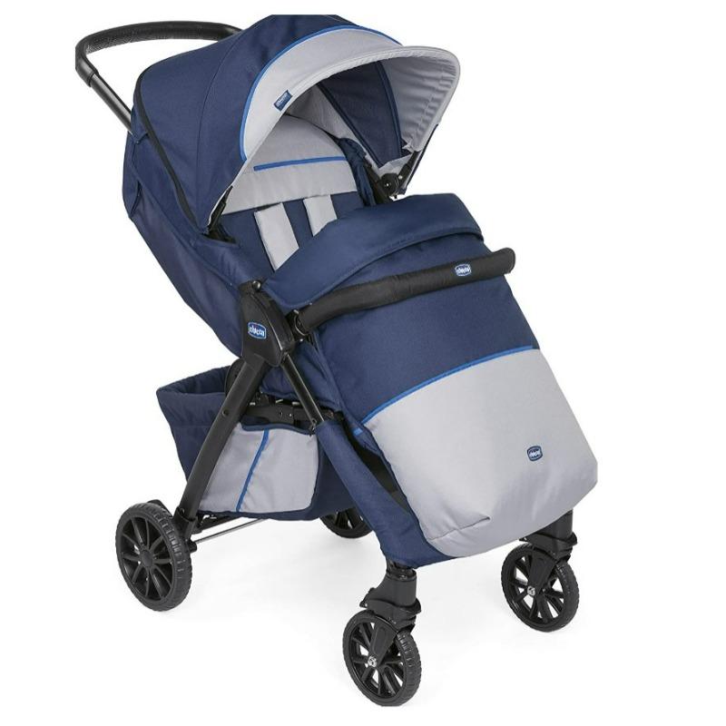 شيكو - كويك وان عربة أطفال - أزرق