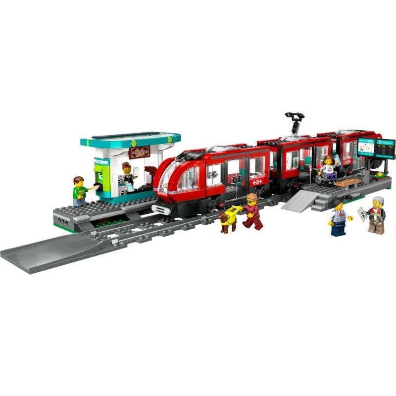 LEGO City Trains Downtown Streetcar and Station 60423