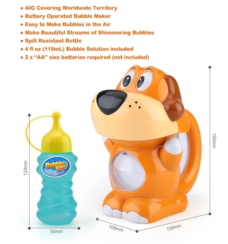 Bubble Fun Bubble Animals Dog