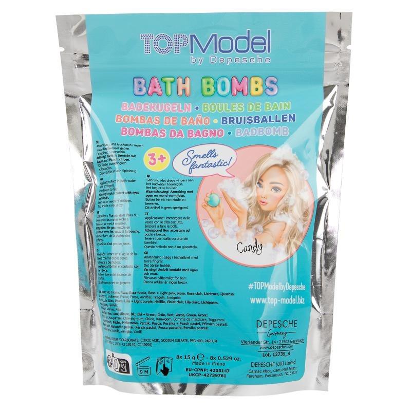 Top Model Beauty & Me Colorful Bath Bombs 8 Pieces
