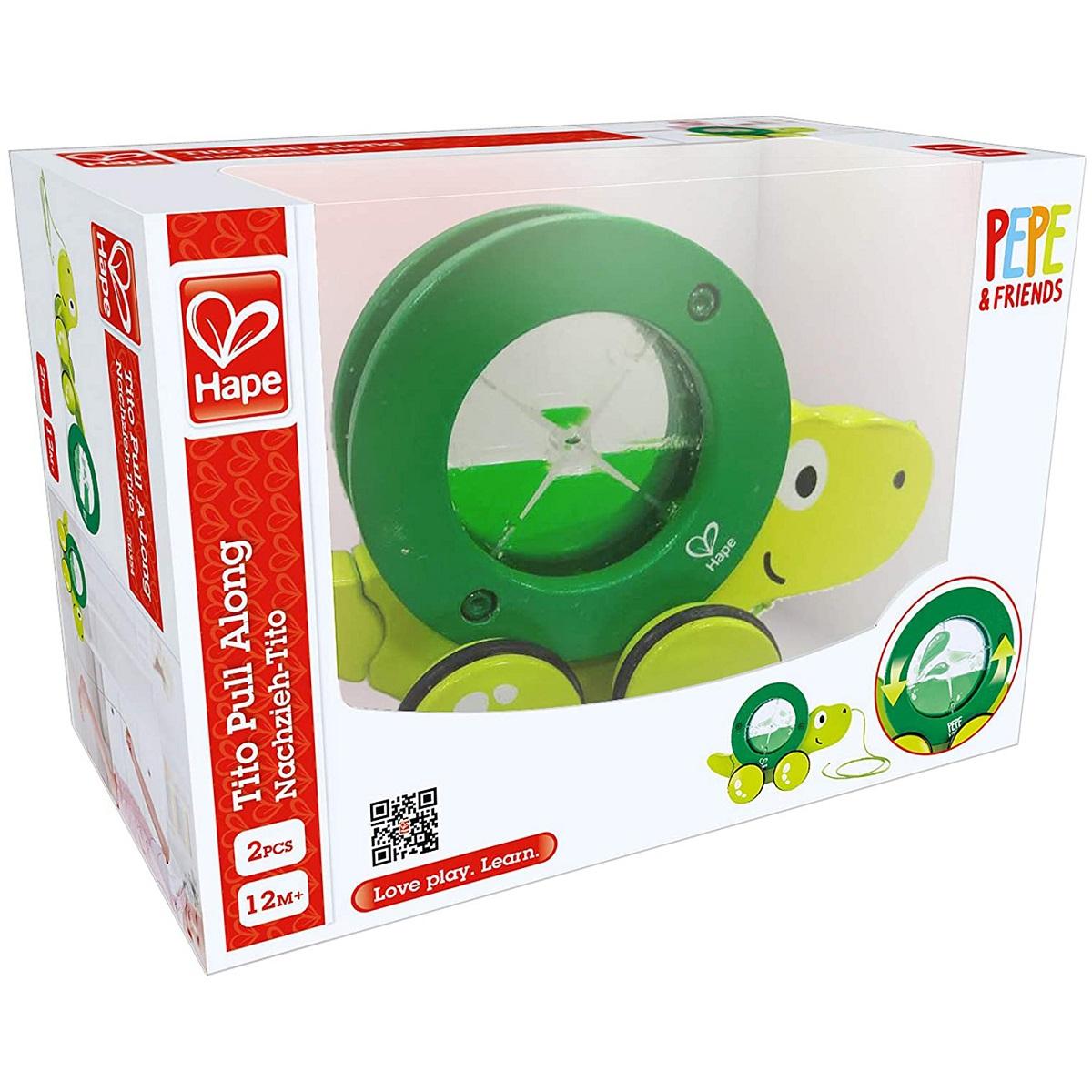 Hape - Turtle Tito Pull Along