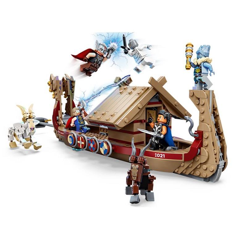 LEGO Marvel The Goat Boat Building Kit 564 Pcs