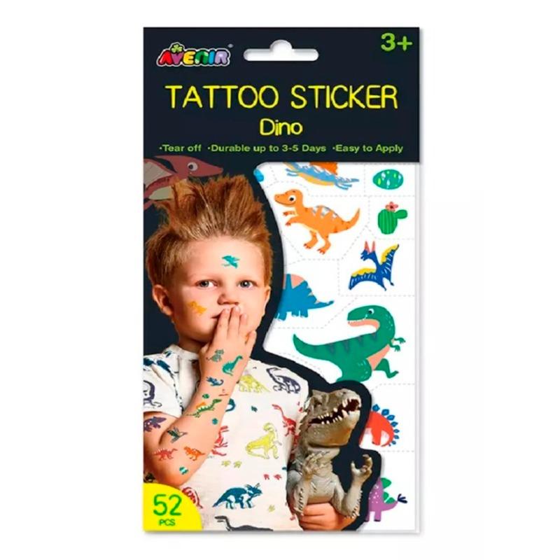 أفينير - ملصقات تاتو الديناصورات