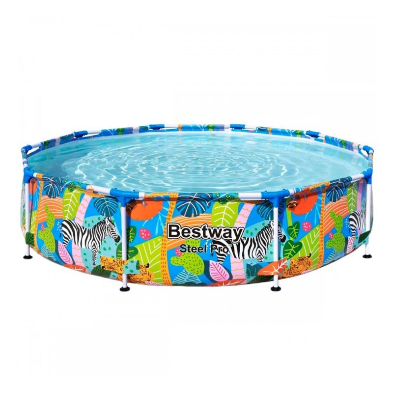 بست واي - مسبح الأطفال الدائري ستيل برو