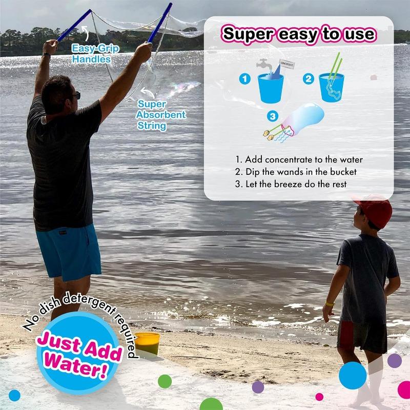 WOWMAZING Giant Space Bubble Set