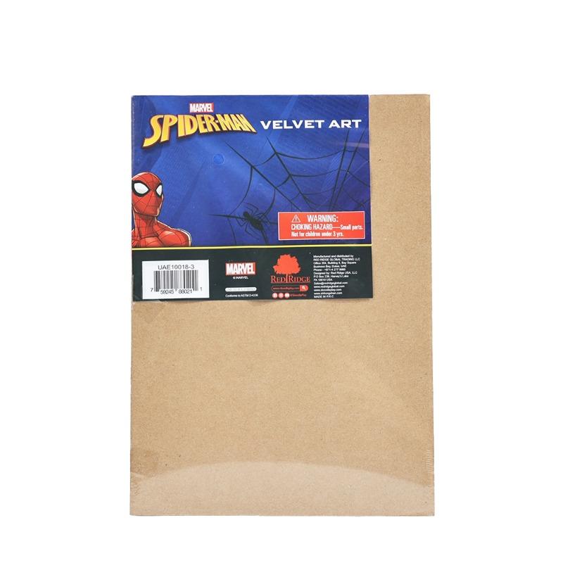 Marvel Spider Man Velvet Art With Mini Markers