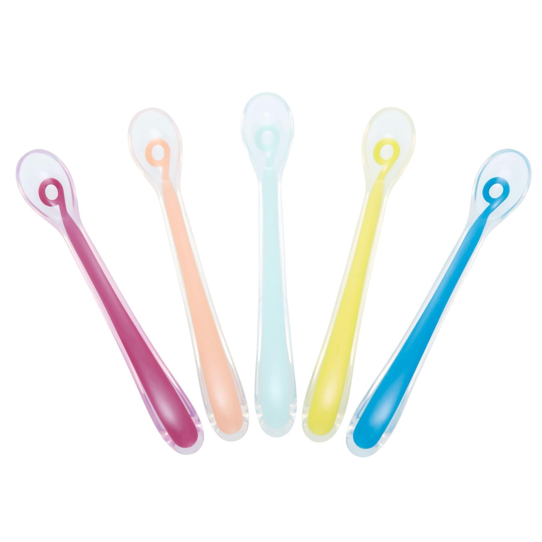 Babymoov - Silicon Spoons 1st Age 5 Pack