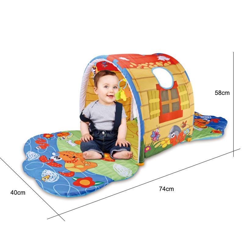 ماينج - خيمة الأنشطة مع حصيرة