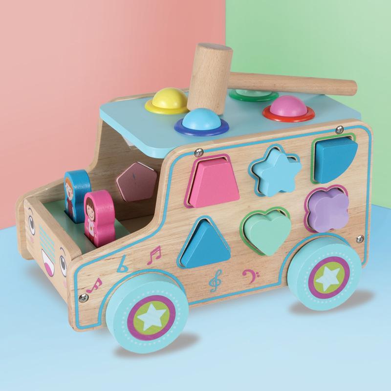 Beilaluna Bench Shape Block Toy Car