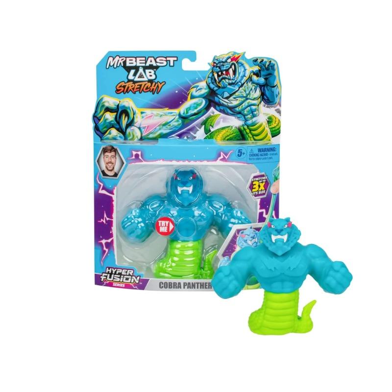 Mr Beast Lab S3 Stretchy Hero Cobra Panther Figure