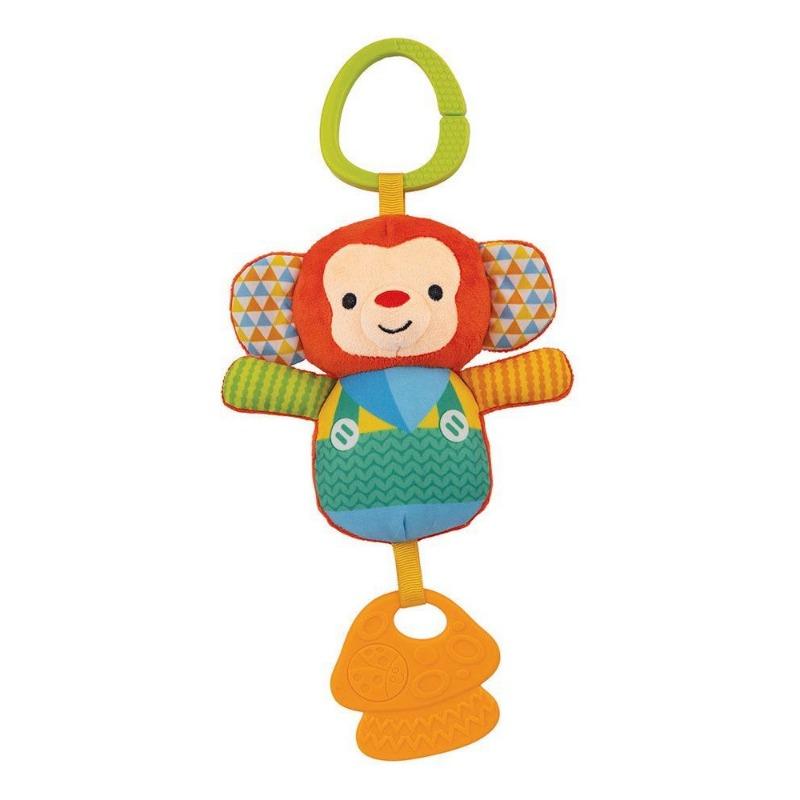 لعبة القرد الصغير المعلّقة مع رنين وعضّاضة من وينفن