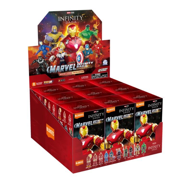 Blokees Champion Class | Marvel Infinity Saga Iron Man Mark LXXXV | 167-Piece Buildable Action Figure.
