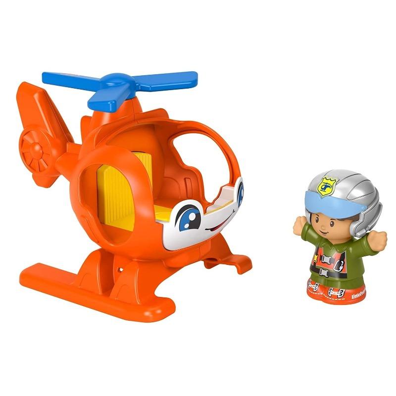 Fisher Price Little People Pilot Helicopter Toy